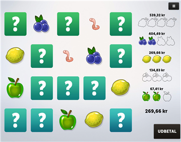 Find de saftige frugt præmier i kasserne, men pas på skadedyrene i Fruit Pursuit bonus-spillet! Fruits